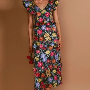 Show Me Your MuMu Fit & Flare Floral Midi Dress